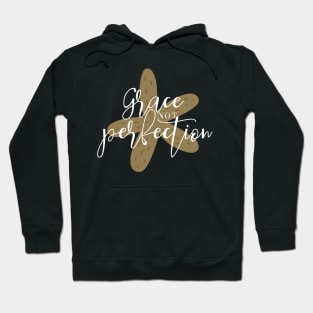 Grace Not Perfection - Gold - Starfish Art Hoodie